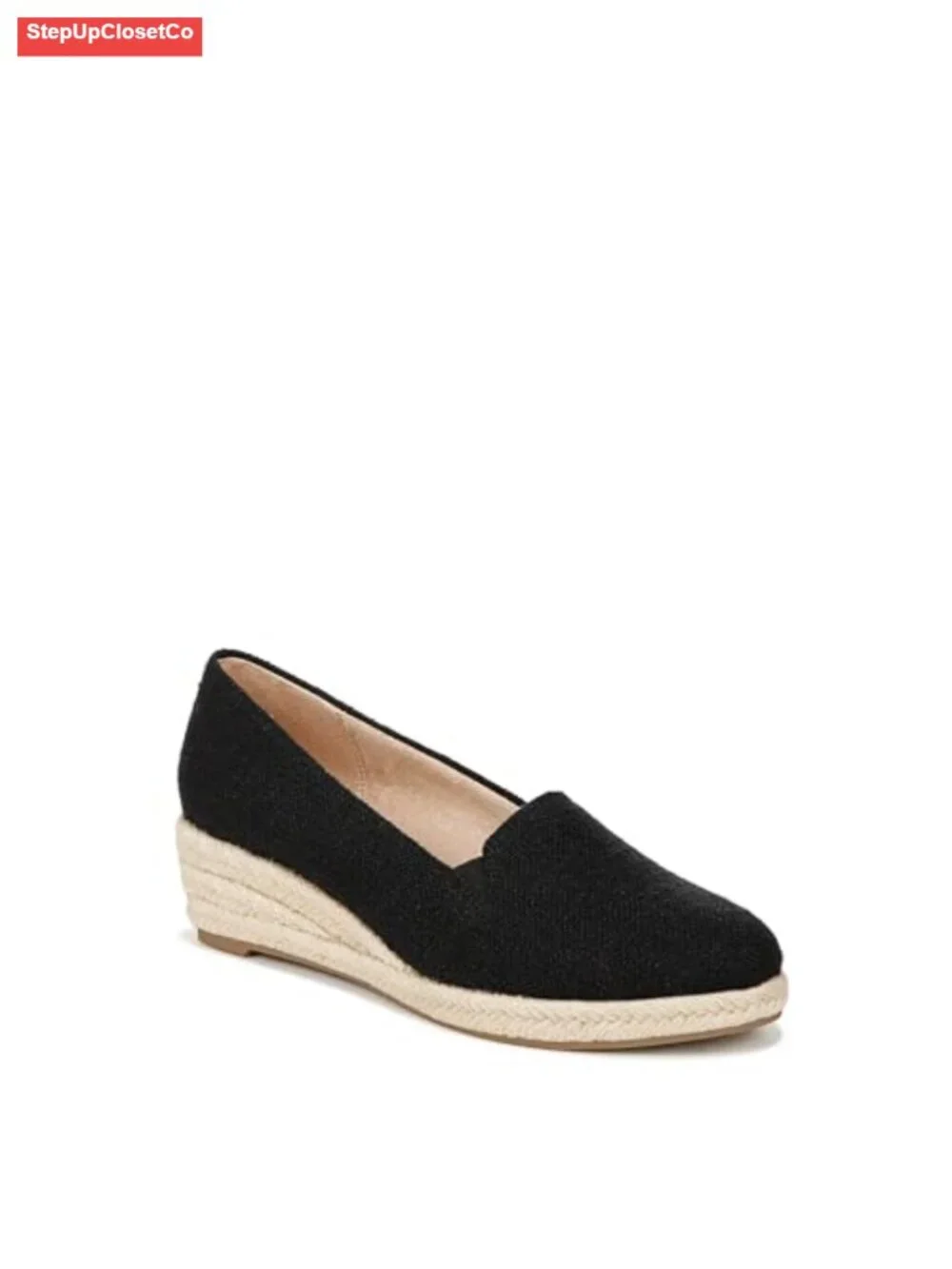 Espadrille Wedge Sandals with Cushioned Insole Slip-On